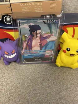 Smoker OP10-001 Alternate Alt Art Leader Parallel One Piece Card Game TCG NM - Image 1