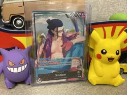 Smoker OP10-001 Alternate Alt Art Leader Parallel One Piece Card Game TCG NM - Image 2