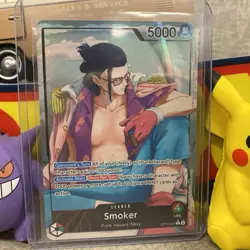 Smoker OP10-001 Alternate Alt Art Leader Parallel One Piece Card Game TCG NM - Image 3