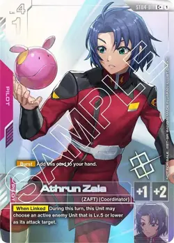 Athrun Zala (Store Tournament Winner Pack 01) C+ Gundam Promotional Cards ST04-0 - Image 1