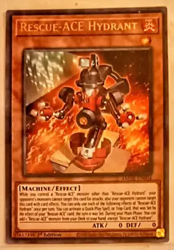 Yu-Gi-Oh! TCG Rescue-ACE Hydrant 1st Edition Ultra Rare Card AMDE-EN004 - Image 1