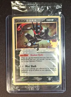 Pokemon Greninja Gold Star SWSH144 Celebrations Black Star Promo Card Sealed - Image 1