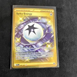 Pokemon Journey Together Spiky Energy Gold Card 190/159. - Image 1