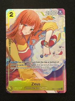 Zeus (OP11-106) Promo Bandai Card Games Fest 24-25 One Piece Nami english - Image 1
