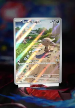 Pokemon Paldean Wooper 102/094 Phantasmal Flames Rare Holo English TCG Card - Image 1
