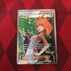 Pokemon TCG Brigette Full Art Ultra Rare Trainer Card 161/162 Breakthrough - Image 1