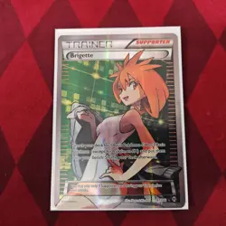 Pokemon TCG Brigette Full Art Ultra Rare Trainer Card 161/162 Breakthrough - Image 3