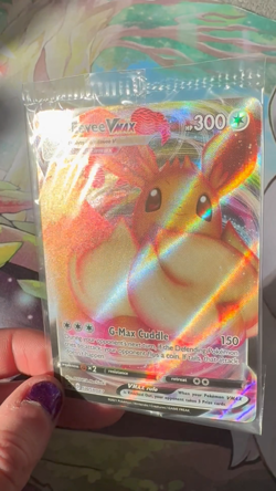 Eevee VMAX SWSH087 Holo Black Star Promo Card SEALED, 2021 - Image 2