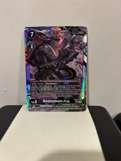 Digimon Card Game Beelzemon Ace EX10-074 SEC Secret Rare Sinister Order - Image 1