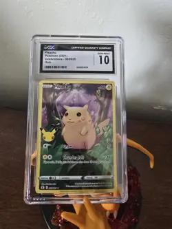 2021 Pokemon Celebrations Holo Pikachu Card #005/025 CGC 10 Gem Mint - Image 1