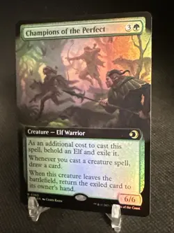 Champions of the Perfect (Extended Art Foil) Rare MTG Lorwyn Eclipsed - Image 2