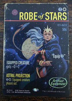 Robe of Stars - Showcase - Edge of Eternities - SPG MTG Pack To Sleeve - Image 1