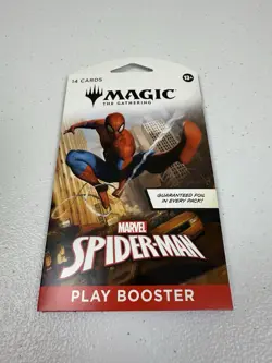 LOT OF 11: MTG: Magic The Gathering Marvel Spider-Man Play Sleeved Booster Pack - Image 2