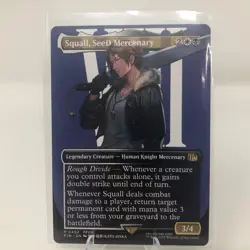 Squall, SeeD Mercenary (Borderless) Final Fantasy (FIN) -MTG Rare #402 | Regular - Image 1