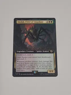 MTG Shelob, Child of Ungoliant *EXTENDED ART* The Lord of the Rings 0374 NM - Image 1