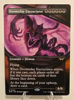 Doomsday Excruciator (Borderless) MTG Duskmourn: House of Horror Regular - Image 1