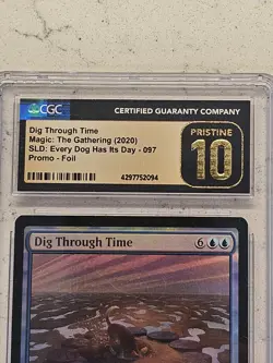 Dig Through Time Secret Lair Drop Foil #97 CGC Pristine 10 - Image 3