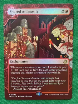 Shared Animosity R Wilds of Eldraine: Enchanting Tales 49 NM (Foil) - Image 1