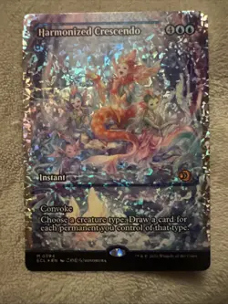 Harmonized Crescendo (0394) (Showcase) (Fracture Foil) Lorwyn Eclipsed Foil - Image 2