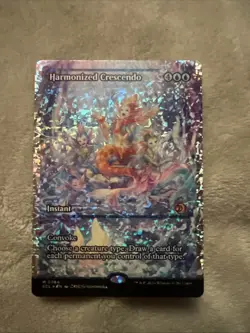 Harmonized Crescendo (0394) (Showcase) (Fracture Foil) Lorwyn Eclipsed Foil - Image 4