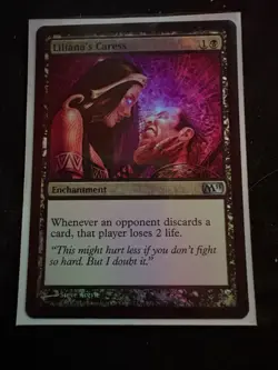 Near MintEnglish - 1 x MTG Liliana's Caress - Foil Magic 2011 - Image 1