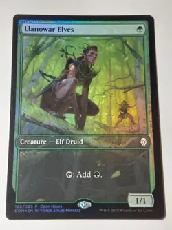 Llanowar Elves Dominaria Promos Foil - Image 1