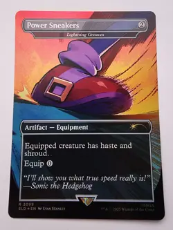 Power Sneakers - Lightning Greaves (Rainbow Foil) Secret Lair Drop Foil - Image 1