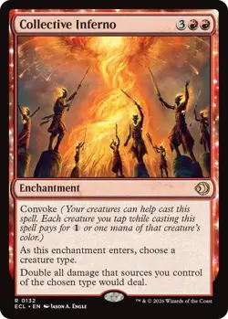 NM Collective Inferno, MTG, Lorwyn Eclipsed, Magic the Gathering, 132 - Image 1