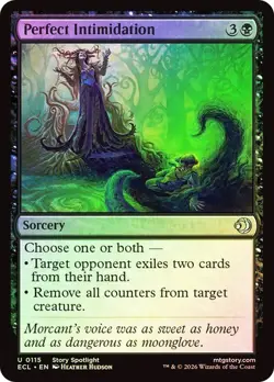NM Foil Perfect Intimidation, MTG, Lorwyn Eclipsed, Magic the Gathering, 115 - Image 1