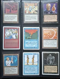 MTG Vintage LOT Binder of 300+ Older Sets in Great Condition. NON AI Description - Image 1