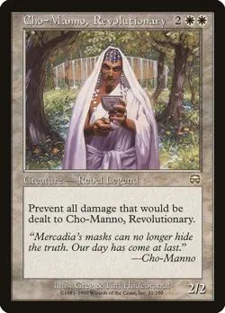 Cho-Manno, Revolutionary 1x MtG Mercadian Masques PLAYED - Image 1