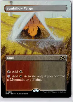 Sunbillow Verge (Borderless) Aetherdrift Regular NM R 0373 - Image 1