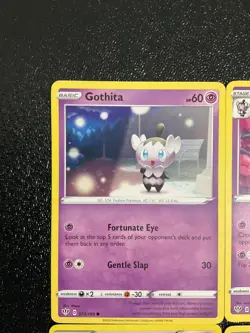 x8 Gothita Gothorita Gothitella pokemon cards mixed Lot different Art. - Image 2