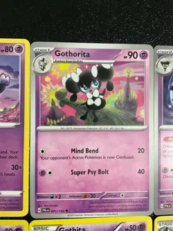 x8 Gothita Gothorita Gothitella pokemon cards mixed Lot different Art. - Image 4