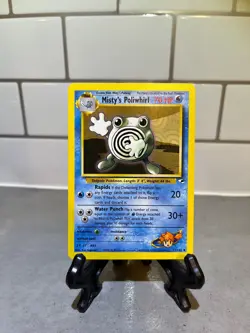 Pokemon TCG Misty's Poliwhirl Gym Heroes 53/132 Regular Unlimited Uncommon - Image 1