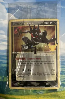 Greninja Gold Star Promo SWSH 144 Celebrations ETB Pokemon TCG Factory Sealed Nm - Image 3