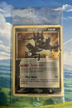 Greninja Gold Star Promo SWSH 144 Celebrations ETB Pokemon TCG Factory Sealed Nm - Image 5