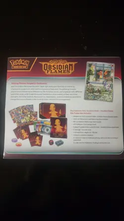 Pokemon Scarlet And Violet Obsidian Flames Etb Factory Sealed Elite Trainer Box - Image 2