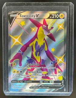 2021 Pokemon SWSH Shining Fates Toxtricity V Shiny Vault #SV112/SV122 - Image 1