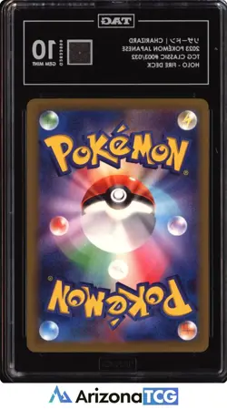 Pokemon 2023 Charizard 003/032 Holo TCG Classic Japanese GEM MINT TAG 10 - Image 2