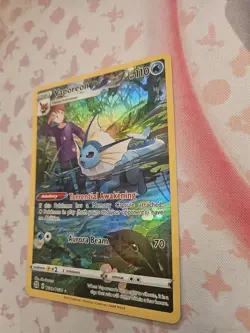 Pokemon Vaporeon TCG TG02/TG30 Brilliant Stars Trainer Gallery Ultra Rare Holo - Image 3