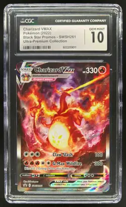 2019-2023 Pokemon SWSH Black Star Promos Charizard VMAX #SWSH261 CGC 10 - Image 1