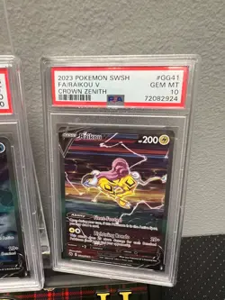 Pokemon 2023 Entei Suicune Raikou V Crown Zenith Full Art SET of 3 PSA 10's * - Image 4