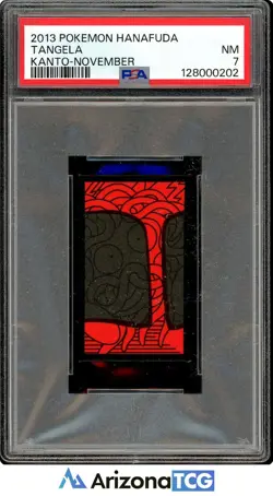 Pokemon 2013 Tangela Kanto-November Hanafuda PSA 7 - Image 1