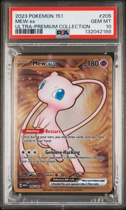 2023 POKEMON 151 ULTRA-PREMIUM COLLECTION #205 MEW EX PSA 10 - Image 1