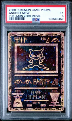 2000 POKEMON GAME MOVIE POKEMON 2000 MOVIE ANCIENT MEW PSA 5 - Image 1
