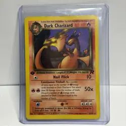 Pokemon Dark Charizard TCG 21/82 Non-Holo 1st Edition - Image 5