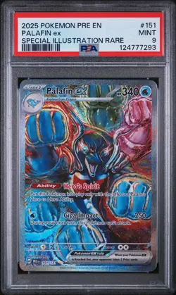 Palafin ex - 151/131 - Prismatic Evolutions - Special Illustration Rare - PSA 9 - Image 1
