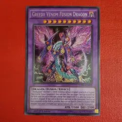 Yugioh Greedy Venom Fusion Dragon FUEN-EN010 1st Edition - Image 1