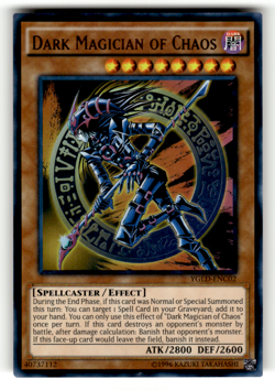 Dark Magician of Chaos YGLD-ENC02 Unlimited Ultra Rare King of Games: Yugi's Leg - Image 1